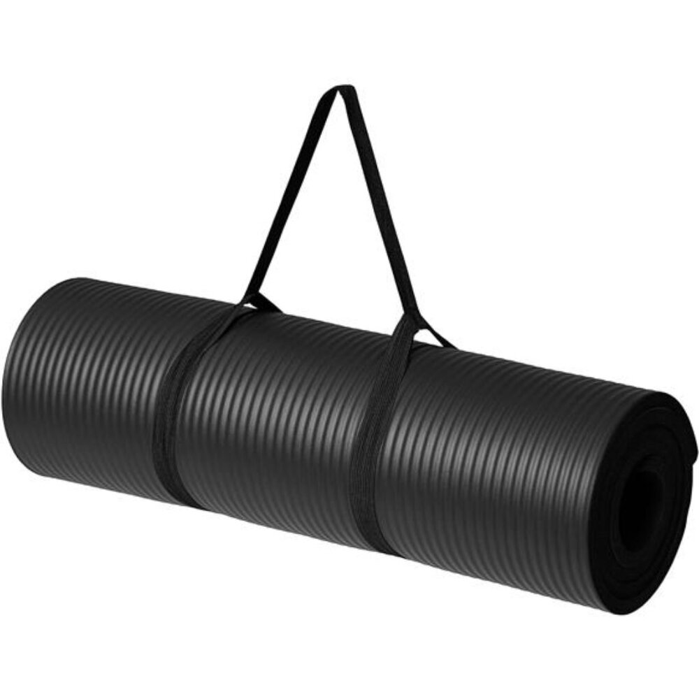 1/2 Inch Extra Thick Exercise Yoga Mat with Carrying Strap